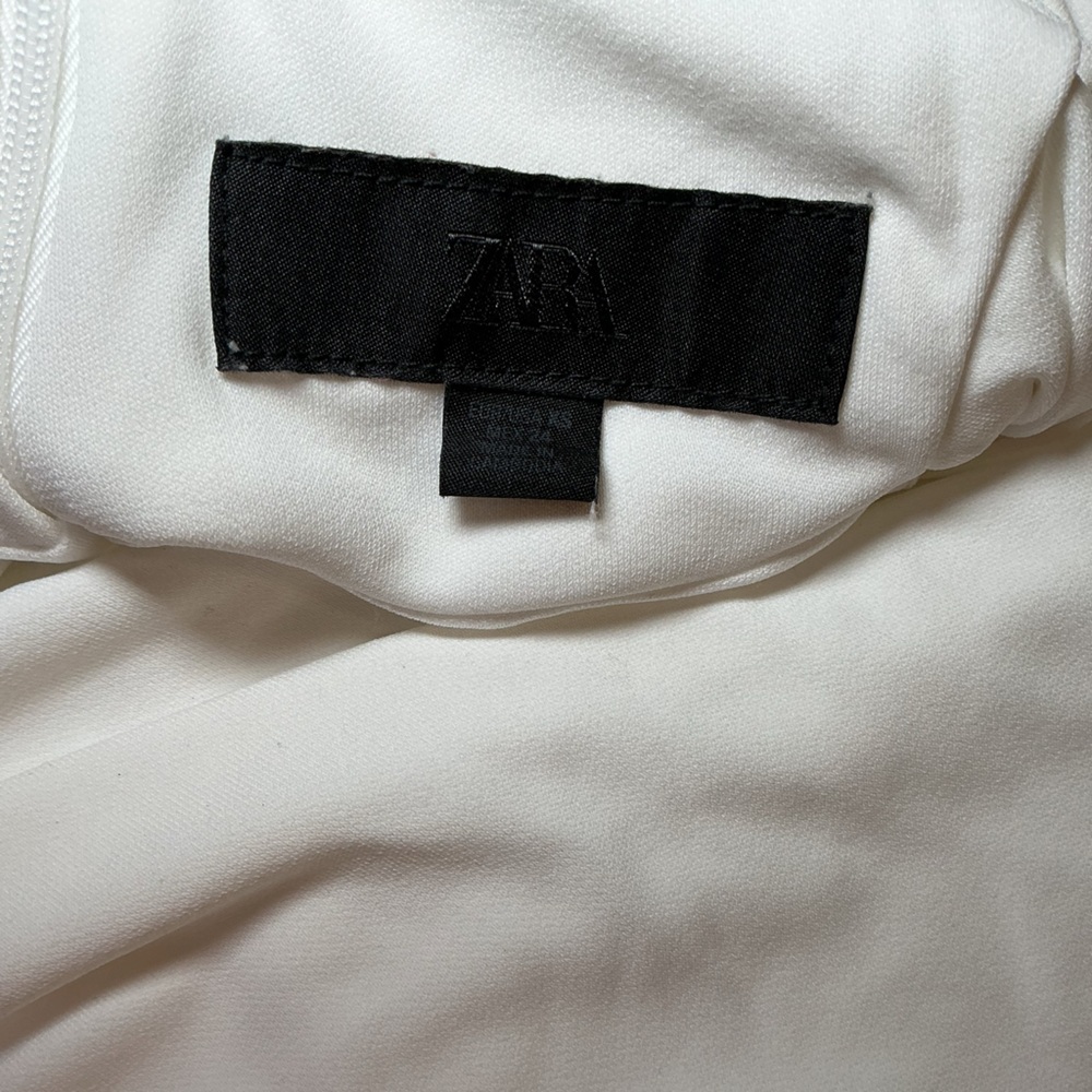 Zara Elegant White Sleeveless maxi Dress - Picture 7 of 8